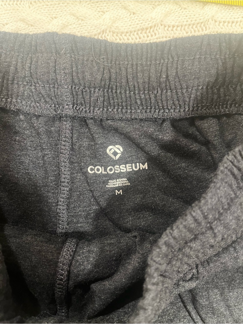 Colosseum Charcoal Grey Athletic Running Shorts - Size Medium - Picture 3 of 7